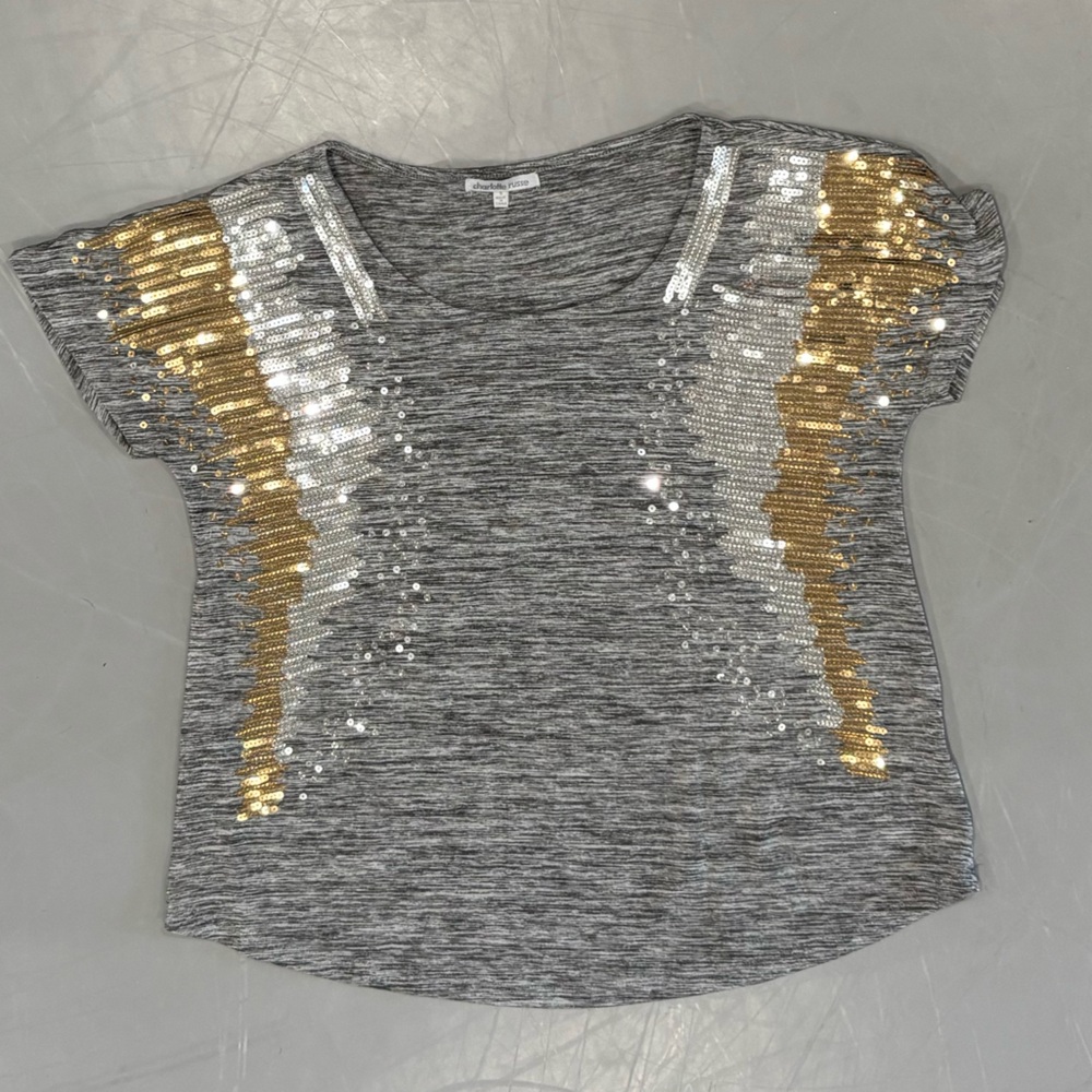 Charlotte Russe Heather Gray Top